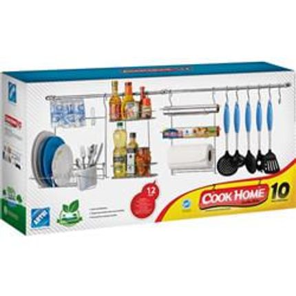 Suporte para Utensílios Arthi Cook Home 10 1410 com Escorredor de Louças - Cromado. é boa?