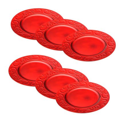 Conjunto de Sousplats Lyor Classic 6152 em Plástico – 6 Peças é boa?