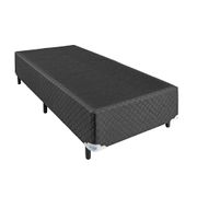 Base Box para Colchão de Solteiro Portobel Universal 40x88x188 cm - Preta.