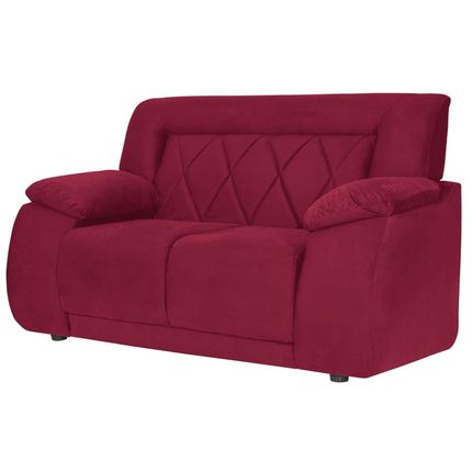 Sofá 2 Lugares Luizzi Duque em Veludo Vermelho é ruim? Sofá 2 Lugares Luizzi Duque em Veludo Vermelho é boa?