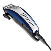 Máquina de Cortar Cabelo Mondial Hair Stylo CR-07 4 pentes - Azul/Prata 220v