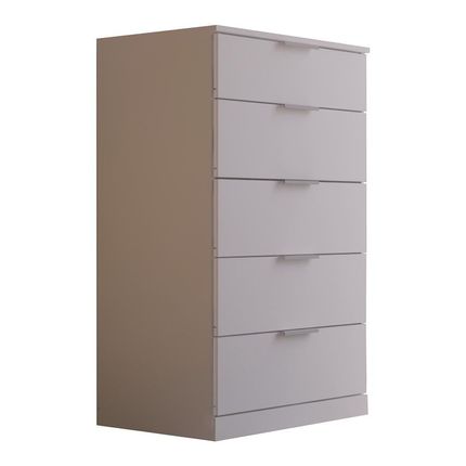 Cômoda Bartira Versatti com 5 Gavetas Branco Menor preço em Cômoda Bartira Versatti com 5 Gavetas Branco