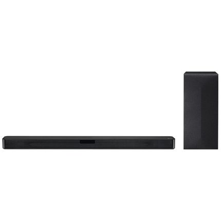 Soundbar LG SN4 com 2.1 Canais, Bluetooth, Subwoofer Sem Fio, DTS Virtual X, Sound Sync Wireless - 300W é ruim? Soundbar LG SN4 com 2.1 Canais, Bluetooth, Subwoofer Sem Fio, DTS Virtual X, Sound Sync Wireless - 300W é boa?