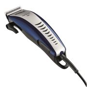 Máquina de Cortar Cabelo Mondial Hair Stylo CR-07 4 pentes - Azul/Prata 110v