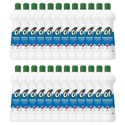 Limpador Cif Multiuso +Limpeza Squeeze 500ml - 24 Unidades. Menor preço em Limpador Cif Multiuso +Limpeza Squeeze 500ml - 24 Unidades.