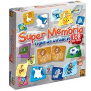 Jogo de Memória Grow Super Memória Figuras Infantis 02646 c/ 54 Cartelas