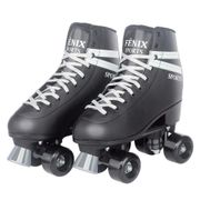 Patins Fênix Brinquedos Roller Skate RL-07 - Preto Tamanho 31 ao 34