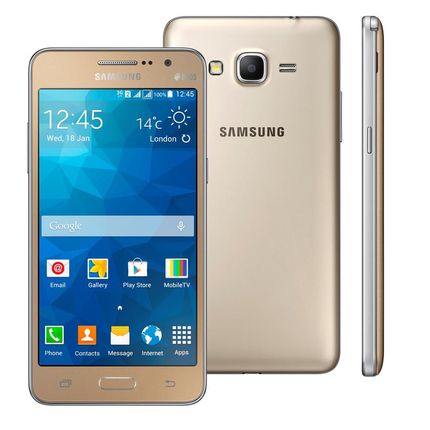 Celular Smartphone Samsung Galaxy Gran Prime Duos G531/dl 8gb Dourado - Dual Chip