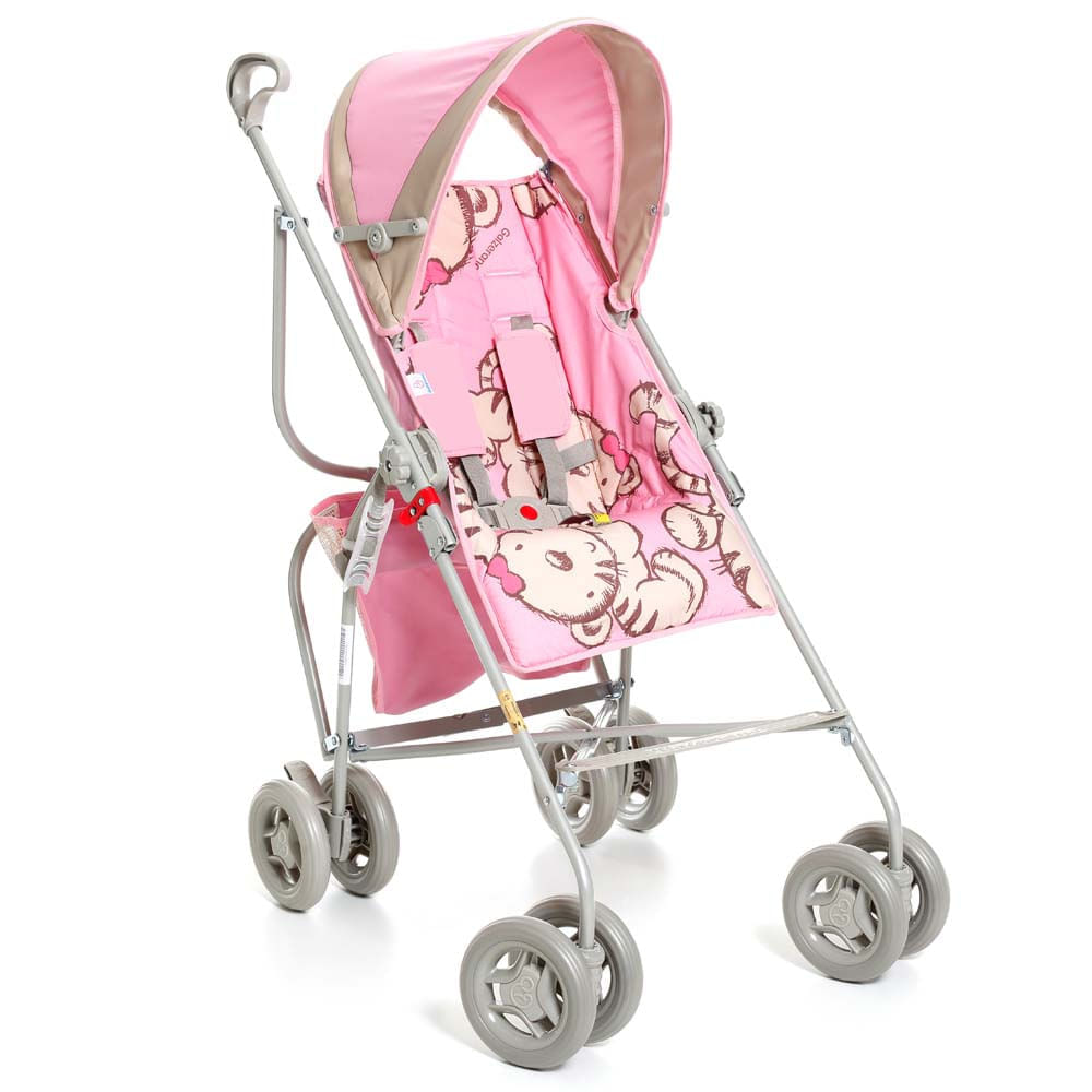 Carrinho De Bebe Reversivel Galzerano Tigrinha 1001tig Rosa Compre No Shopfacil Com