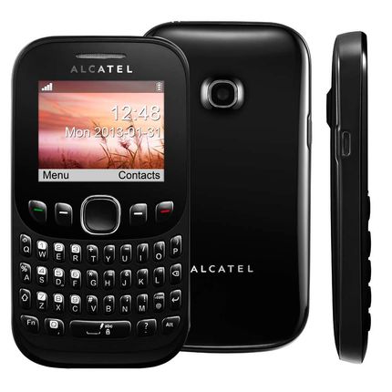 Celular Smartphone Alcatel Ot3000 Preto Claro - Dual Chip