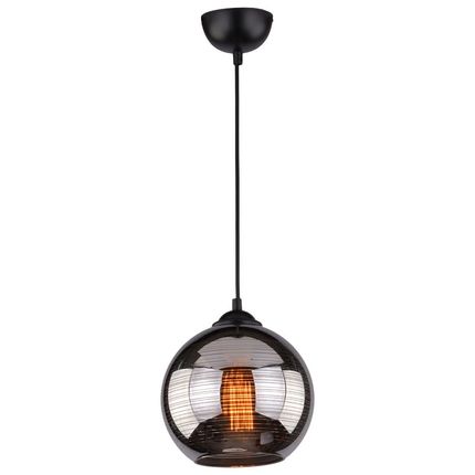 Pendente Taschibra TD 3017 em Alumínio e Vidro com Soquete E-27 - Fumê Menor preço em Pendente Taschibra TD 3017 em Alumínio e Vidro com Soquete E-27 - Fumê