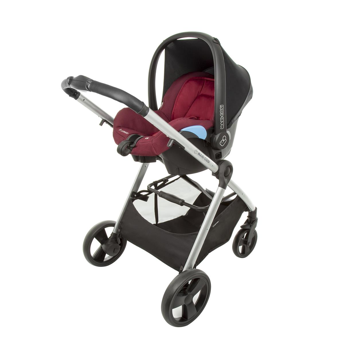 Carrinho Com Bebe Conforto Discovery Vermelho Robin Maxi Cosi Compre No Shopfacil Com
