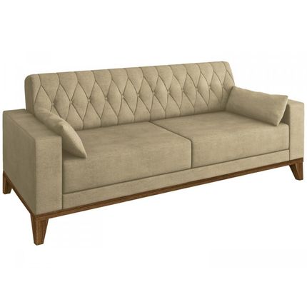 Sofá 4 Lugares Suede Madero Domus - Linoforte Menor preço em Sofá 4 Lugares Suede Madero Domus - Linoforte