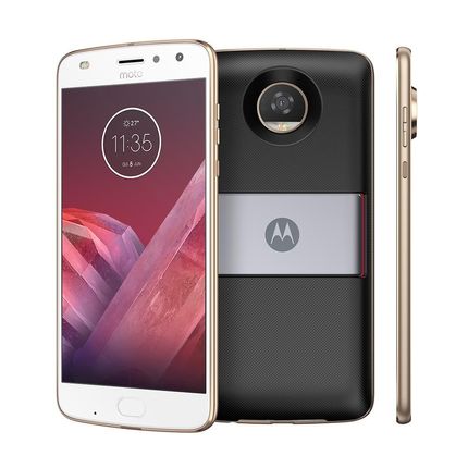 Smartphone Motorola Moto E4 Plus Dourado 16GB, Tela 5.5, Dual Chip, Android  7.0, Bateria 5.000 mAh, Câmera 13MP, Processador Quad-Core e 2GB RAM