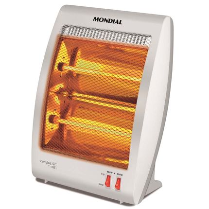 Aquecedor Mondial A-09 Branco Elétrico Halógeno 800 W Menor preço em Aquecedor Mondial A-09 Branco Elétrico Halógeno 800 W