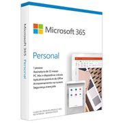 Microsoft 365 Personal Assinatura Anual para 1 Usuário PC, Mac, iOS e Android.
