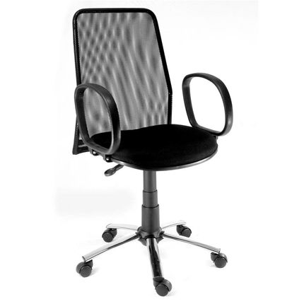 Cadeira Furniture Giratória Boston Preto de Escritório é boa?