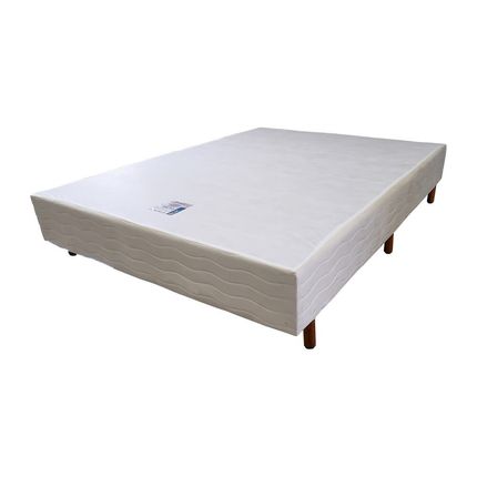 Base Box Casal Premium Sommier 24x138x188cm – Bege. Menor preço em Base Box Casal Premium Sommier 24x138x188cm – Bege.