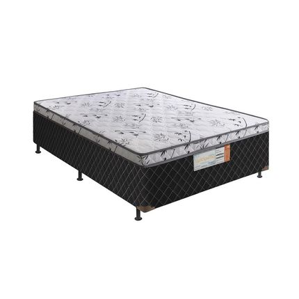 Cama Box Conjugada Ortopédica de Casal Somopar Union Plus Espuma D28 52x138x188 cm - Preta/Branca. é ruim? Cama Box Conjugada Ortopédica de Casal Somopar Union Plus Espuma D28 52x138x188 cm - Preta/Branca. é boa?