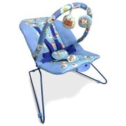 Cadeira de Descanso Baby Style Lit Azul Vibratória Musical Até 11Kg - Azul.