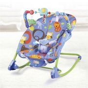 Cadeira de Descanso Baby Style Amigos do Bosque Musical - Até 18Kg - Azul.