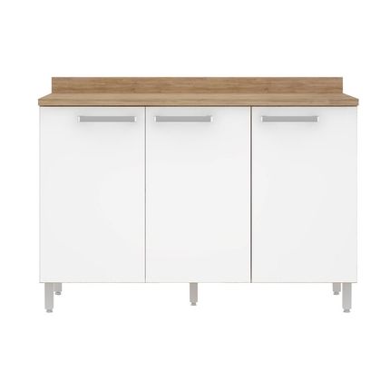 Balcão Triplo Bartira Topázio com 3 Portas Damasco / Branco é ruim? Balcão Triplo Bartira Topázio com 3 Portas Damasco / Branco é boa?