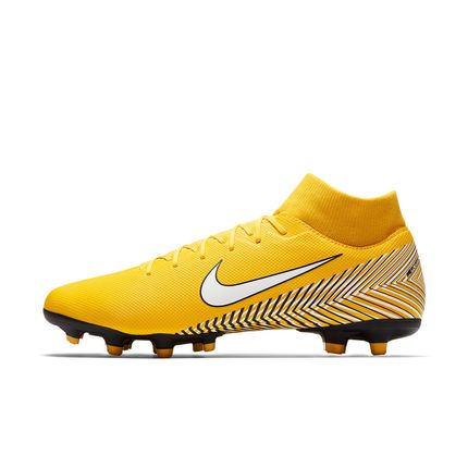 nike mercurial preta e amarela