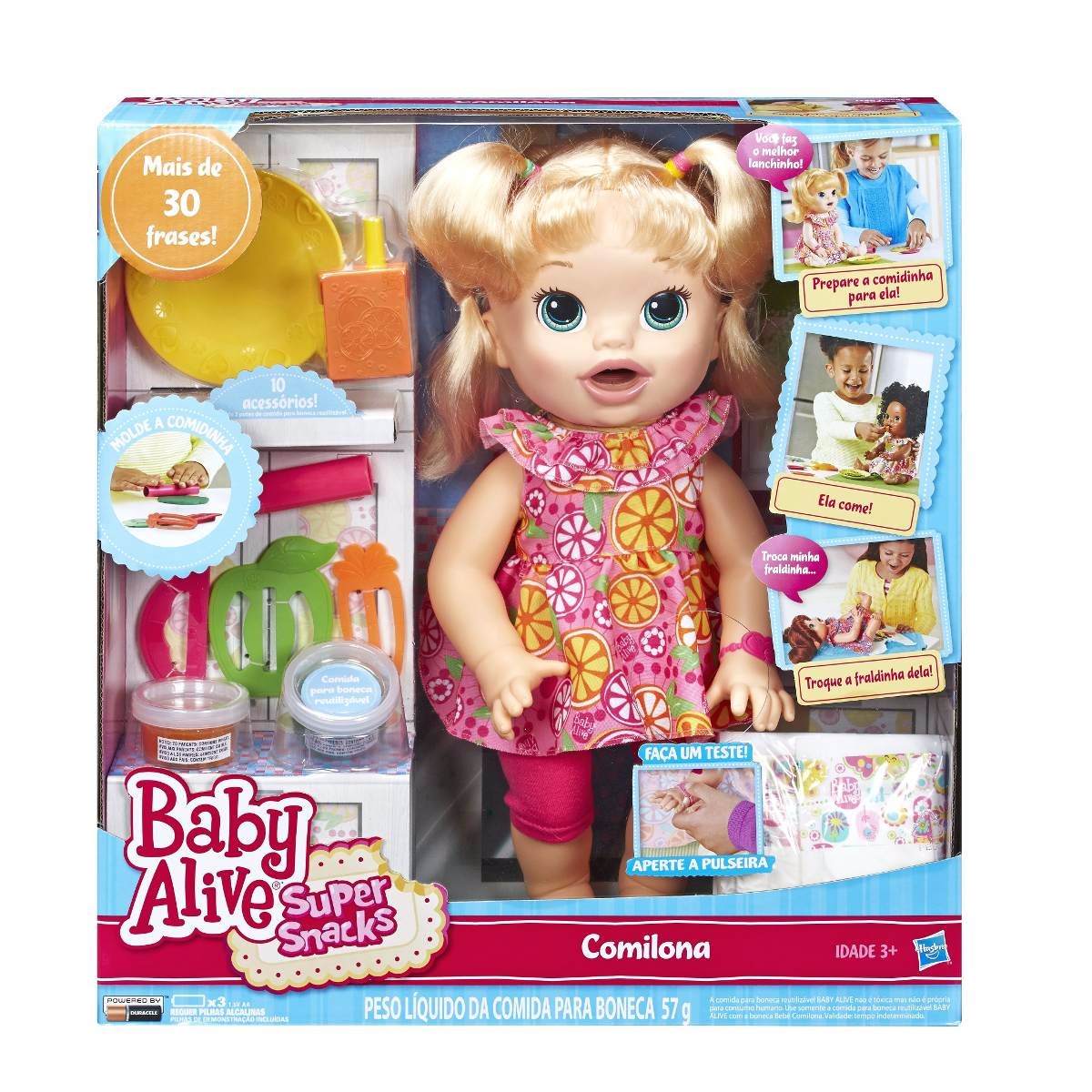 Boneca Baby Alive Comilona Loira Compre No Shopfacil Com