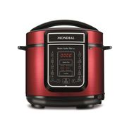 Panela de Pressão Elétrica Digital Mondial Master Cooker 5L Red 110V