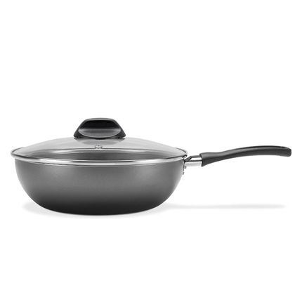 Wok com Tampa Brinox Garlic - 28cm Menor preço em Wok com Tampa Brinox Garlic - 28cm