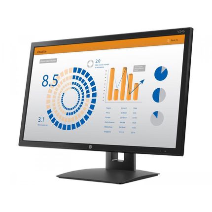 Monitor para PC HP V24B 23,6" LED IPS Widescreen - Full HD HDMI VGA Menor preço em Monitor para PC HP V24B 23,6" LED IPS Widescreen - Full HD HDMI VGA