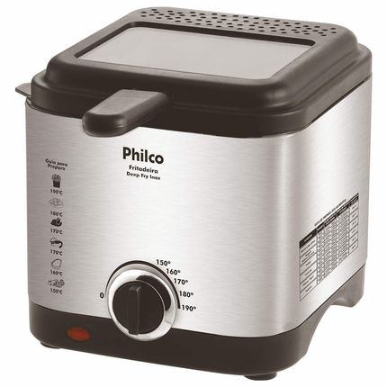 Fritadeira Elétrica Philco Deep Fry Deep Fry Com óleo Inox é ruim? Fritadeira Elétrica Philco Deep Fry Deep Fry Com óleo Inox é boa?