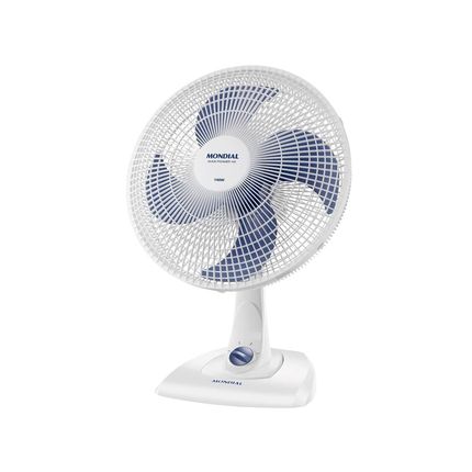 Ventilador de Mesa Mondial Maxi Power V-45-4P-NP Branco/Azul - 40cm 220v Menor preço em Ventilador de Mesa Mondial Maxi Power V-45-4P-NP Branco/Azul - 40cm 220v