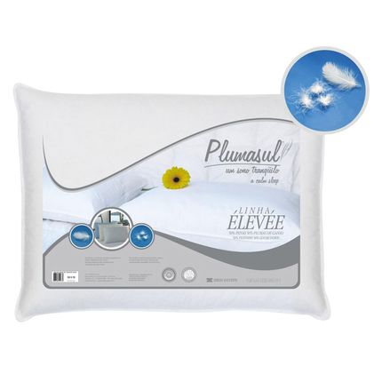 Travesseiro Plumasul com Penas e Plumas de Ganso 50 x 70 cm - Branco 1 Travesseiro é ruim? Travesseiro Plumasul com Penas e Plumas de Ganso 50 x 70 cm - Branco 1 Travesseiro é boa?