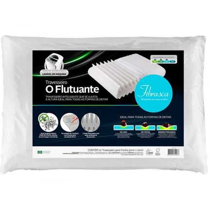Travesseiro Smart Flutuante - Fibrasca Menor preço em Travesseiro Smart Flutuante - Fibrasca