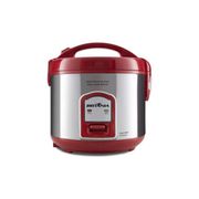 Panela de Arroz Elétrica Britânia Glass Cooker Vermelha 220V