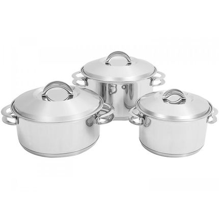 Conjunto de Panelas Tramontina Solar 3 Peças - Fundo Triplo Menor preço em Conjunto de Panelas Tramontina Solar 3 Peças - Fundo Triplo