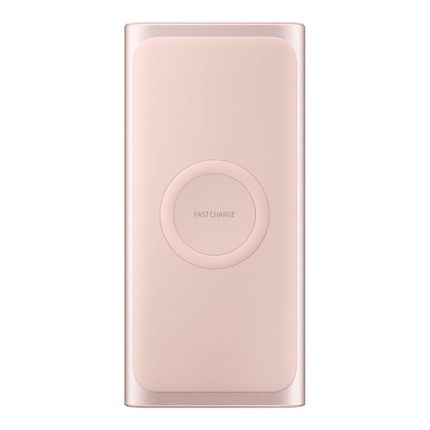 Bateria Externa Samsung Carga Rápida Wireless 10.000mAh - Rosa. Menor preço em Bateria Externa Samsung Carga Rápida Wireless 10.000mAh - Rosa.