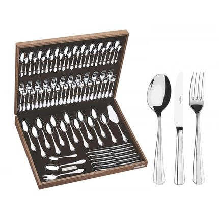 Faqueiro em Inox 76 Peças - Tramontina Ópera Menor preço em Faqueiro em Inox 76 Peças - Tramontina Ópera