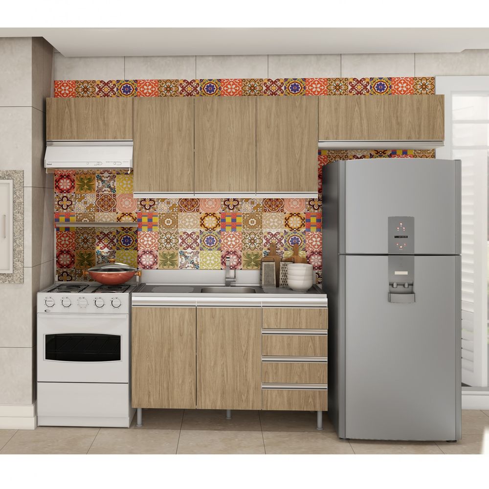 Cozinha Compacta 4 Pe As Com Balc O Sem Tampo Verona Completa M Veis Cozinha Compacta 4 Pe As Com Balc O Sem Tampo Verona Completa M Veis