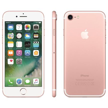 Smartphone Apple iPhone 7 Ouro Rosa 256 GB Menor preço em Smartphone Apple iPhone 7 Ouro Rosa 256 GB