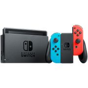 Nintendo Switch 32GB HAC-001-01 1 Controle Joy-Con - Vermelho e Azul Bivolt-Vermelho