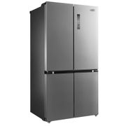 Refrigerador Midea French Door InverterQuattro MD-RF556FGA29 com Tecnologia Dual Cooling System Inox Fumê - 482L 220v