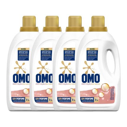 Sabão Líquido Omo Proteção Micelar 3L - 4 Unidades. é boa?