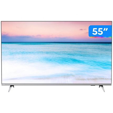 Smart TV 4K LED 55" Philips 55PUG6654/78 - Wi-Fi Bluetooth HDR 3 HDMI 2 USB Bordas Ultrafinas Menor preço em Smart TV 4K LED 55" Philips 55PUG6654/78 - Wi-Fi Bluetooth HDR 3 HDMI 2 USB Bordas Ultrafinas