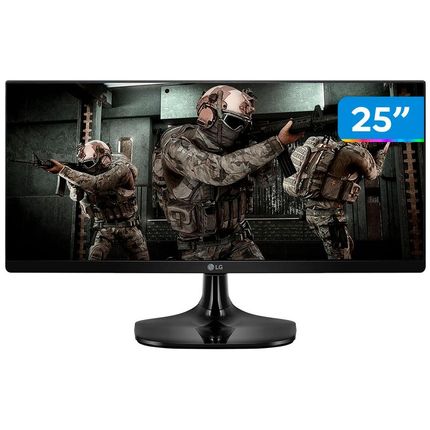 Monitor Gamer LG 25UM58G 25" LED IPS - Full HD HDMI 75Hz 1ms Menor preço em Monitor Gamer LG 25UM58G 25" LED IPS - Full HD HDMI 75Hz 1ms