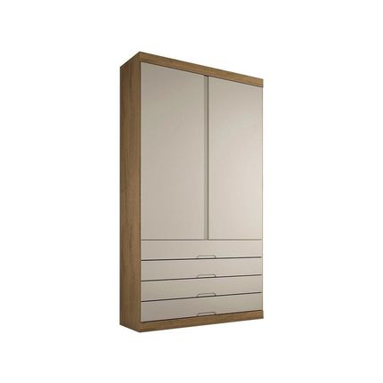 Guarda-roupa Solteiro 2 Portas 4 Gavetas - Made Marcs Itália com Espelho Menor preço em Guarda-roupa Solteiro 2 Portas 4 Gavetas - Made Marcs Itália com Espelho