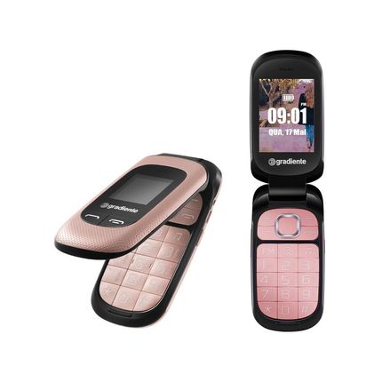 Celular Gradiente Neo S 105R Flip Dual Chip 32MB - Rádio FM MP3 Desbloqueado Menor preço em Celular Gradiente Neo S 105R Flip Dual Chip 32MB - Rádio FM MP3 Desbloqueado