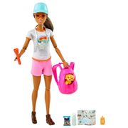 Boneca Barbie Conjunto Bem-Estar Caminhada GKH73/GRN66 Mattel.