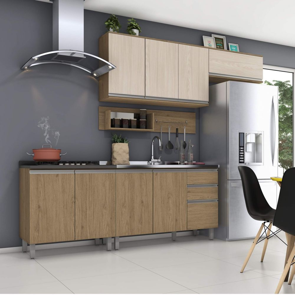 Cozinha Completa Balc O Com Tampo Para Cooktop E Painel 5 Pe As Kely Cozinha Completa Balc O Com Tampo Para Cooktop E Painel 5 Pe As Kely